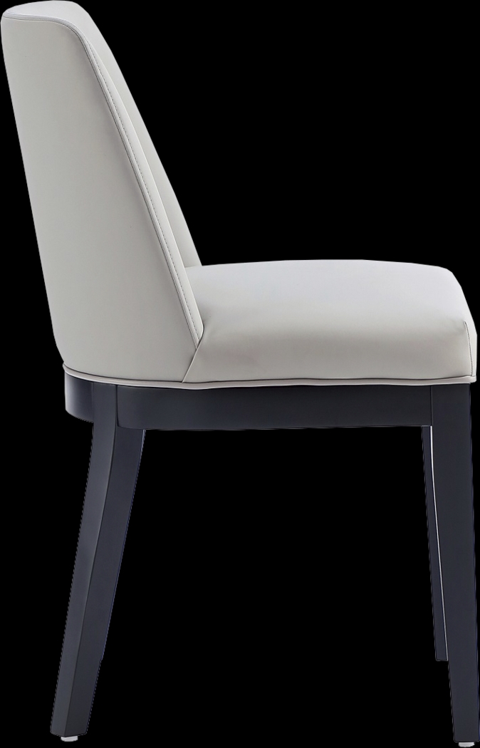 Doescher Stone Gray Dining Chair, Set of 2 - Thumbnail - Image 4