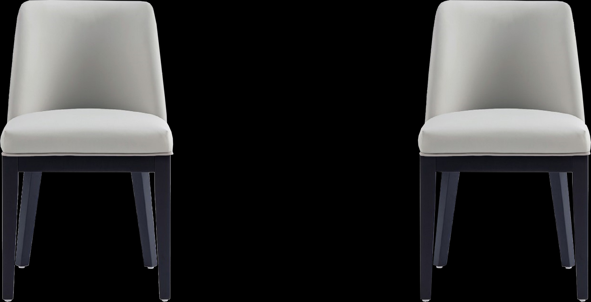 Doescher Stone Gray Dining Chair, Set of 2 - Thumbnail - Image 1