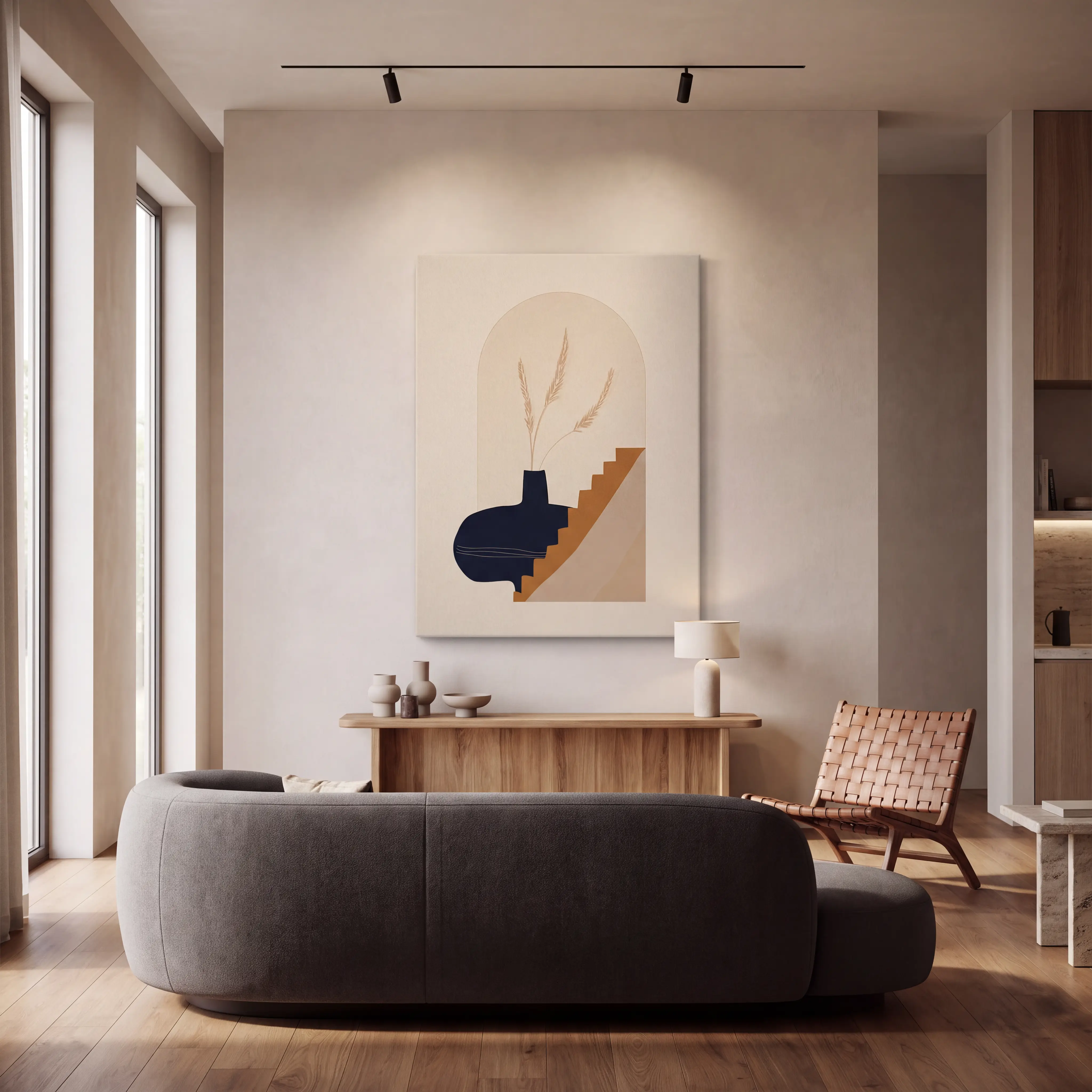 Dogone Cream Canvas Wall Art - Thumbnail - Image 3