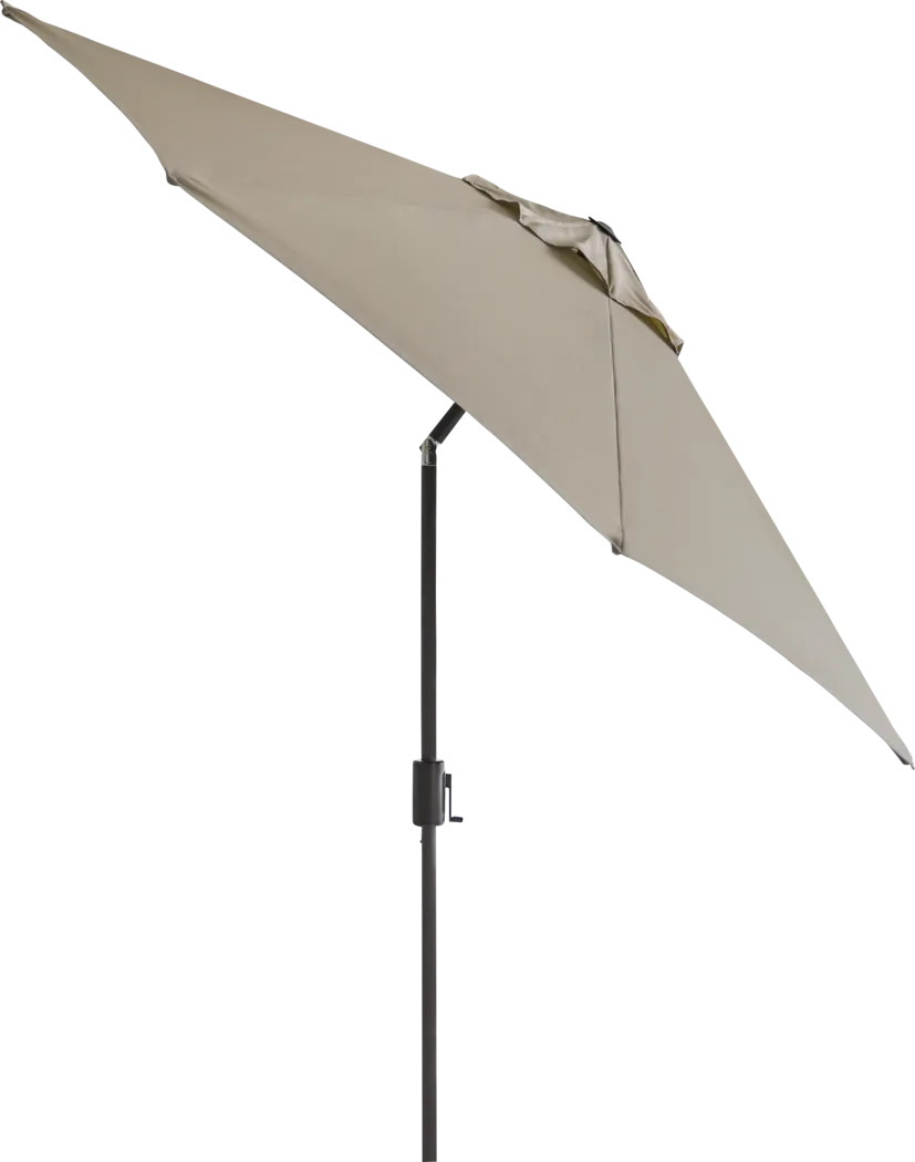 Doheny Point Bronze 9' Octagon Beige Outdoor Umbrella - Thumbnail - Image 2