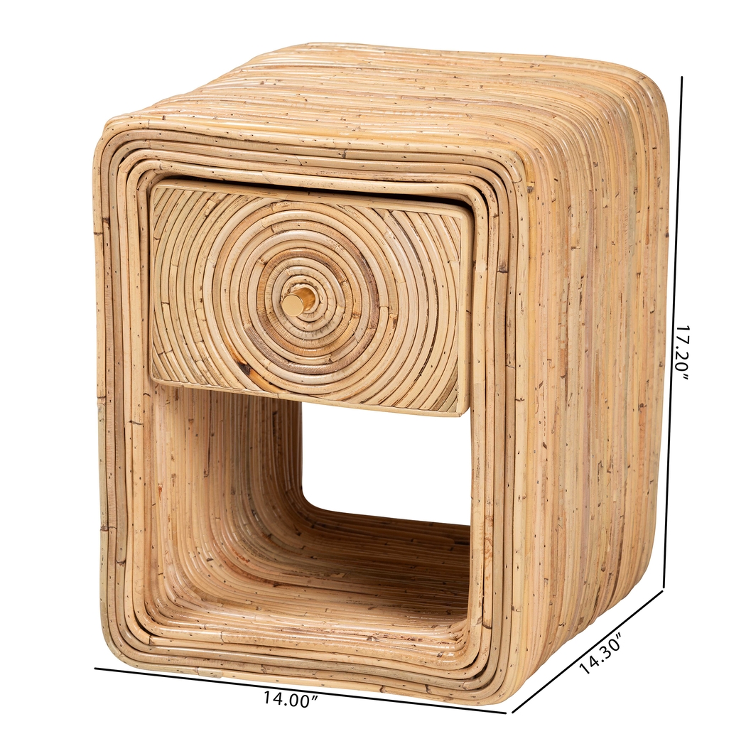 Doisy Brown Nightstand - Thumbnail - Image 10
