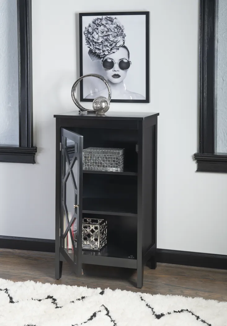 Dokuru Black Accent Cabinet, Small - Thumbnail - Image 4