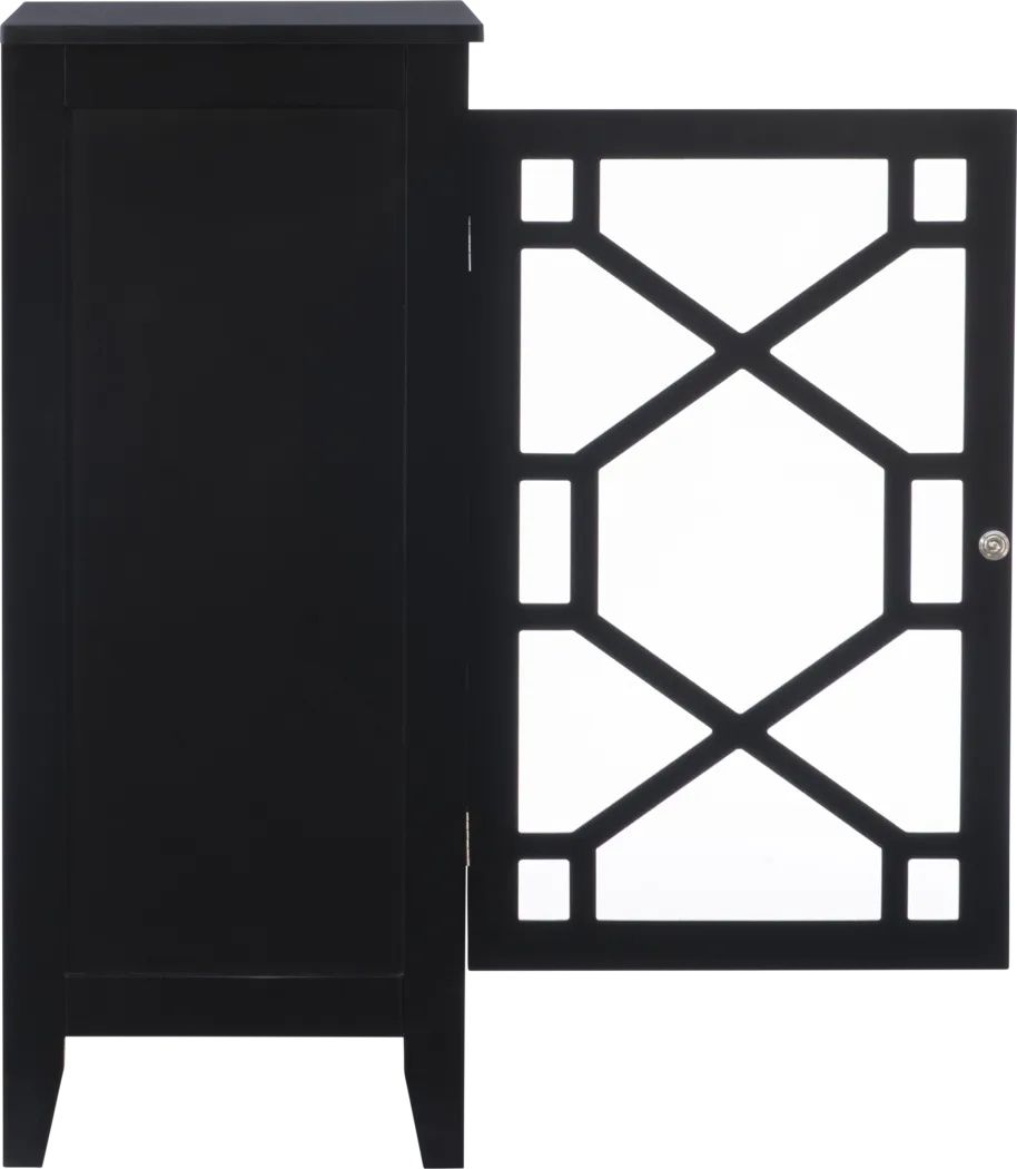 Dokuru Black Accent Cabinet, Small - Thumbnail - Image 8