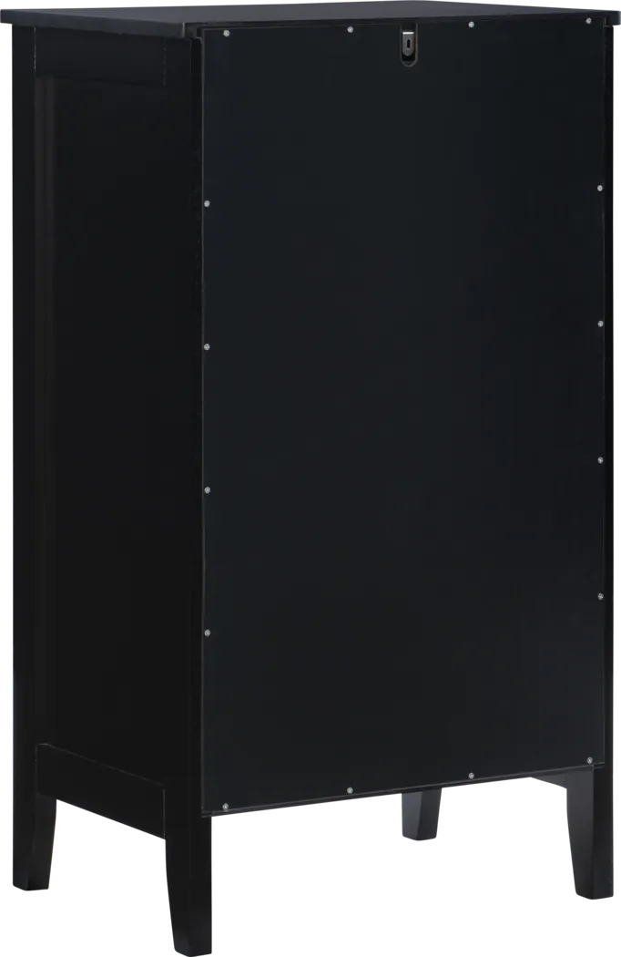 Dokuru Black Accent Cabinet, Small - Thumbnail - Image 9