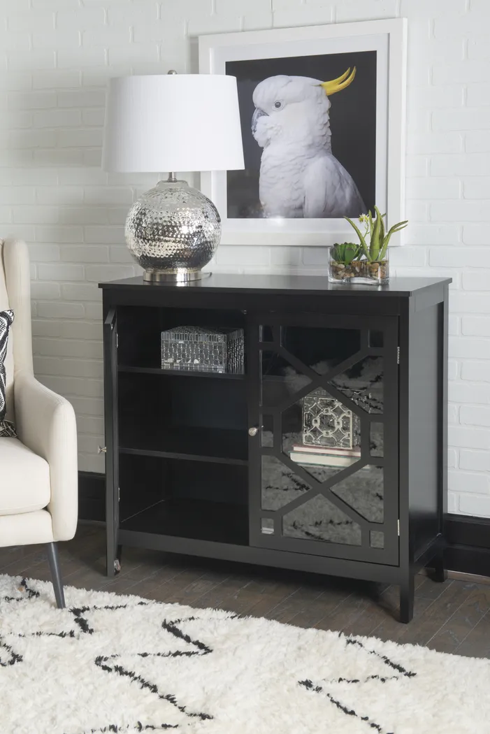 Dokuru Black Accent Cabinet - Thumbnail - Image 3