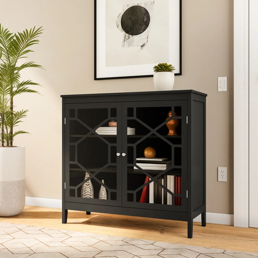 Dokuru Black Accent Cabinet - Thumbnail - Image 6