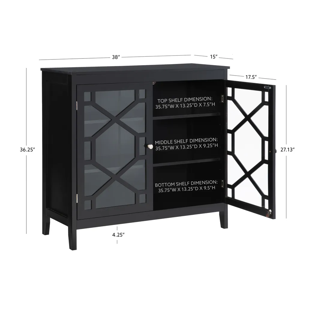Dokuru Black Accent Cabinet - Thumbnail - Image 10