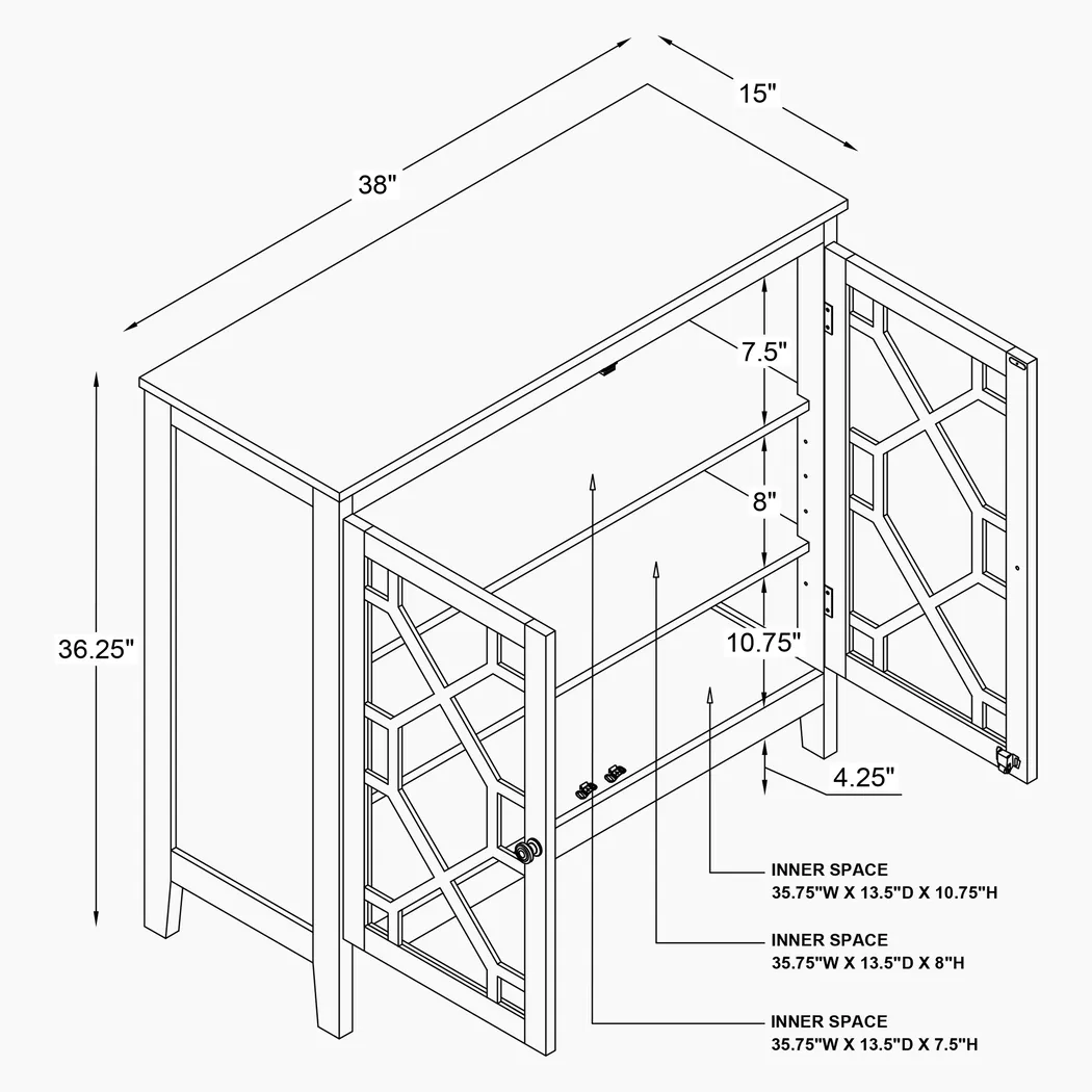 Dokuru Brown Accent Cabinet - Thumbnail - Image 14