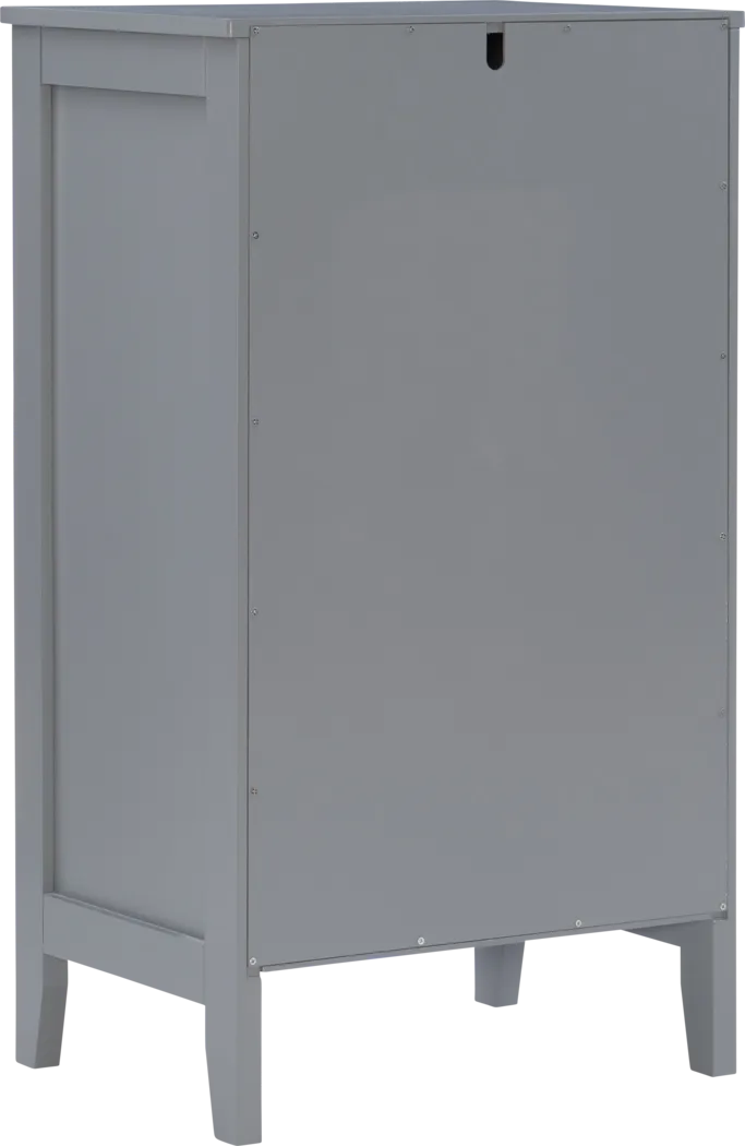 Dokuru Gray Accent Cabinet, Small - Thumbnail - Image 5