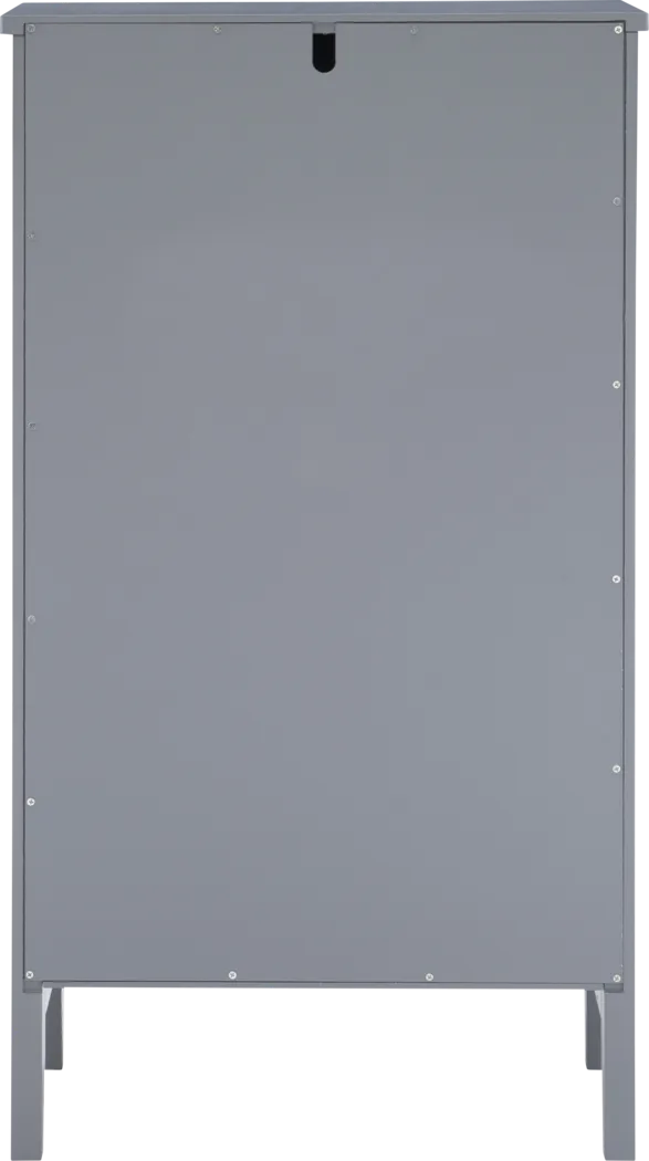 Dokuru Gray Accent Cabinet, Small - Thumbnail - Image 8