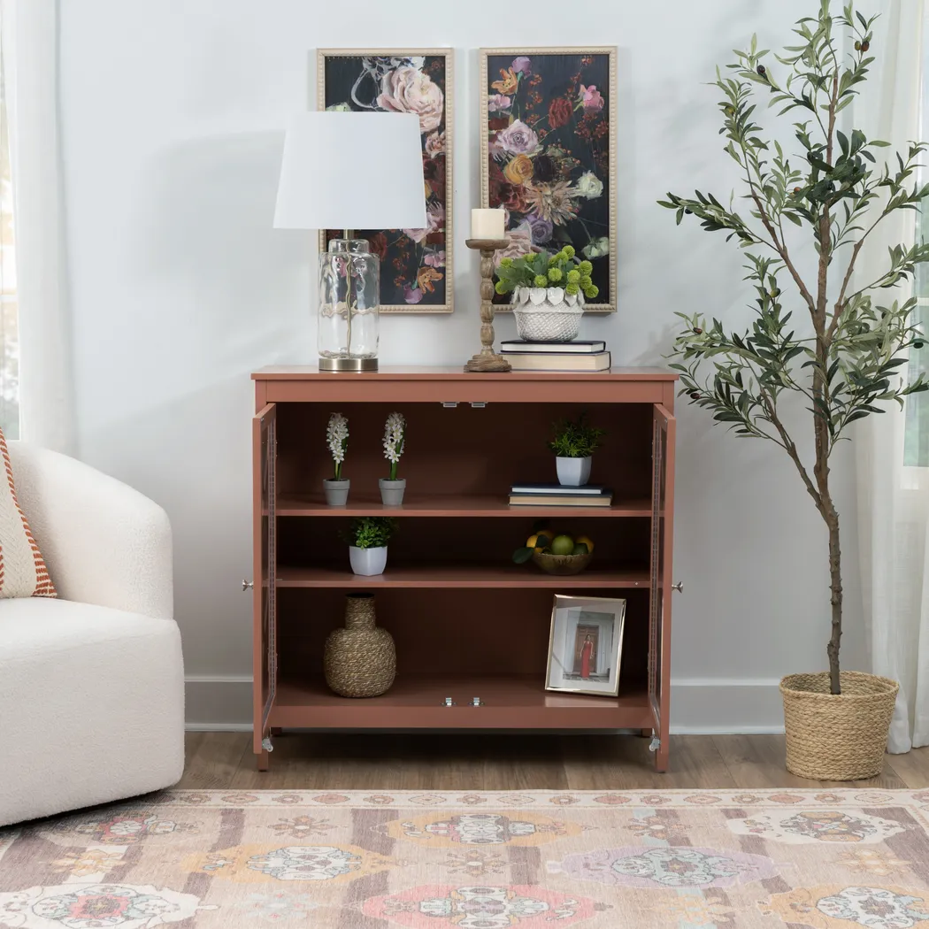 Dokuru Terracotta Accent Cabinet - Thumbnail - Image 2