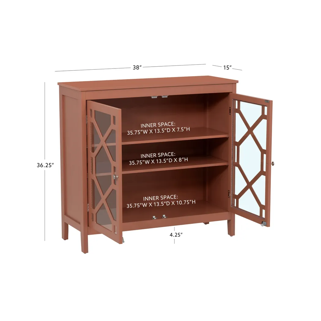 Dokuru Terracotta Accent Cabinet - Thumbnail - Image 10