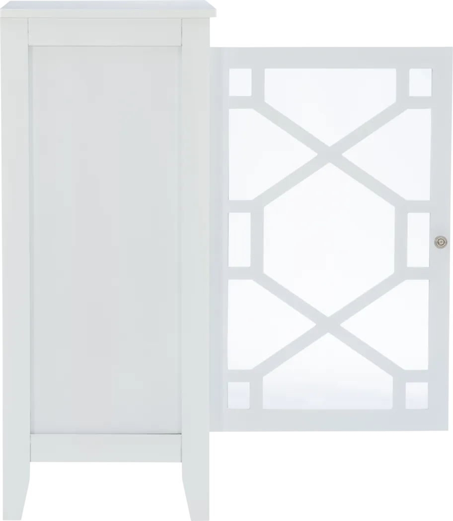 Dokuru White Accent Cabinet, Small - Thumbnail - Image 13