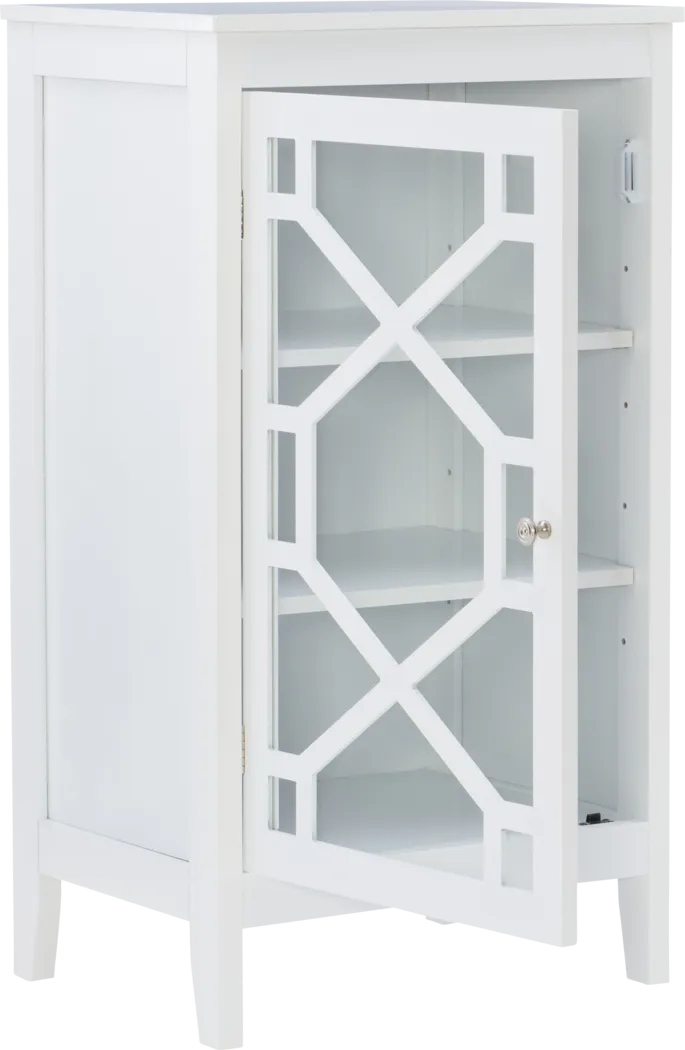 Dokuru White Accent Cabinet, Small - Thumbnail - Image 14