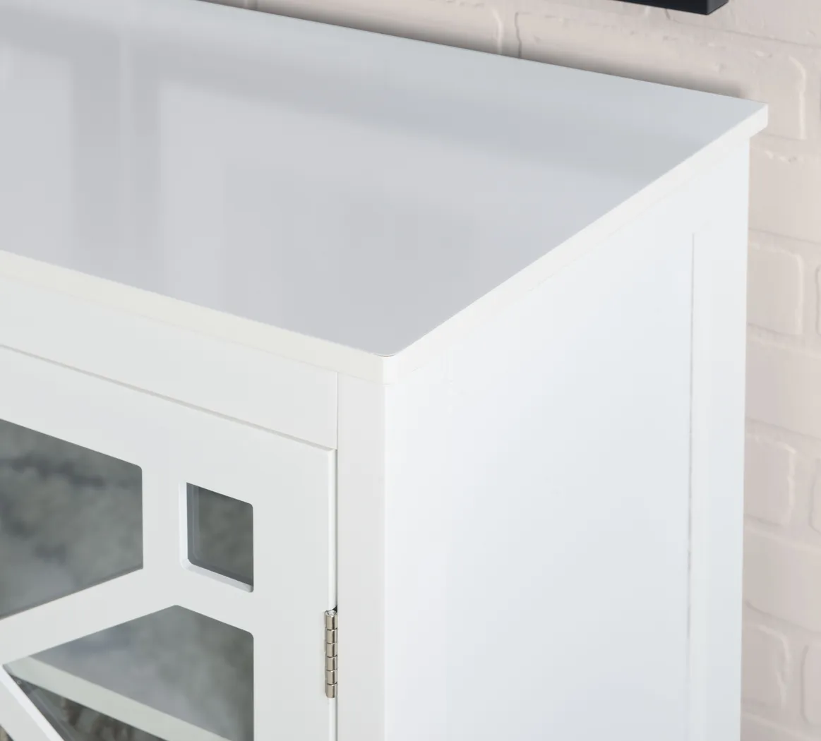Dokuru White Accent Cabinet, Small - Thumbnail - Image 5