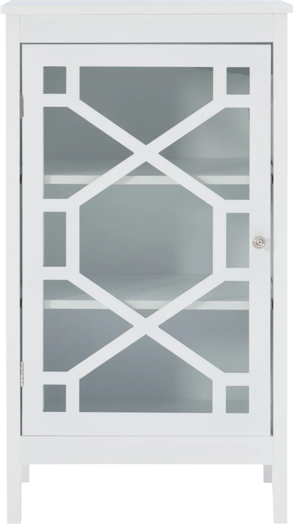 Dokuru White Accent Cabinet, Small - Thumbnail - Image 6