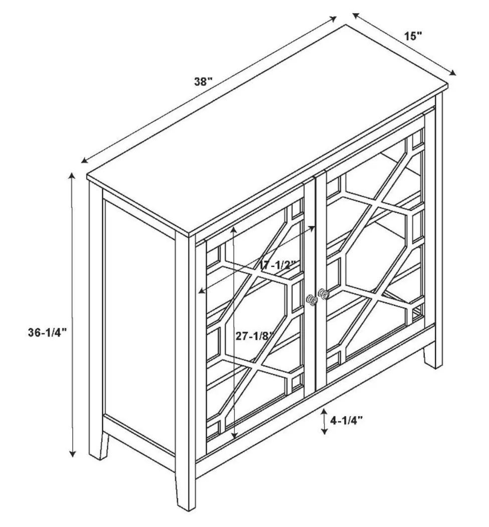 Dokuru White Accent Cabinet - Thumbnail - Image 12