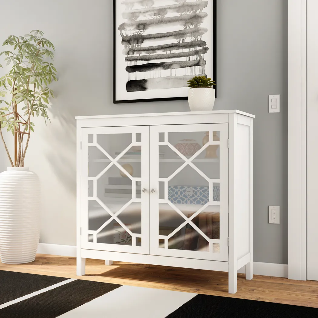 Dokuru White Accent Cabinet - Thumbnail - Image 3