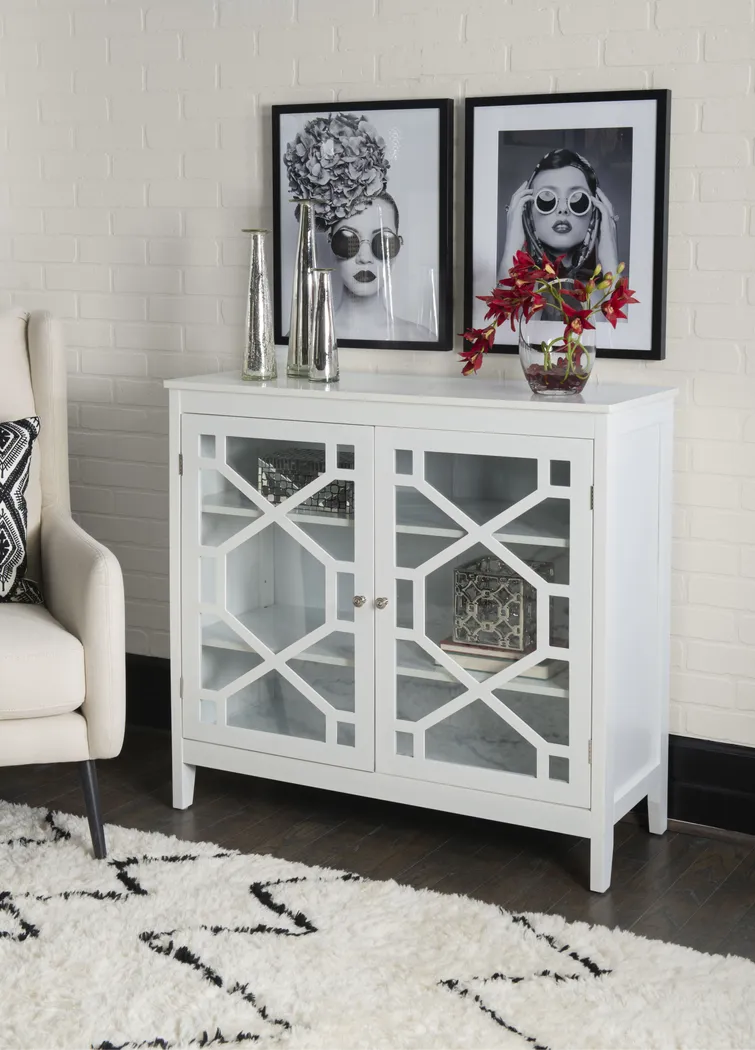 Dokuru White Accent Cabinet - Thumbnail - Image 5