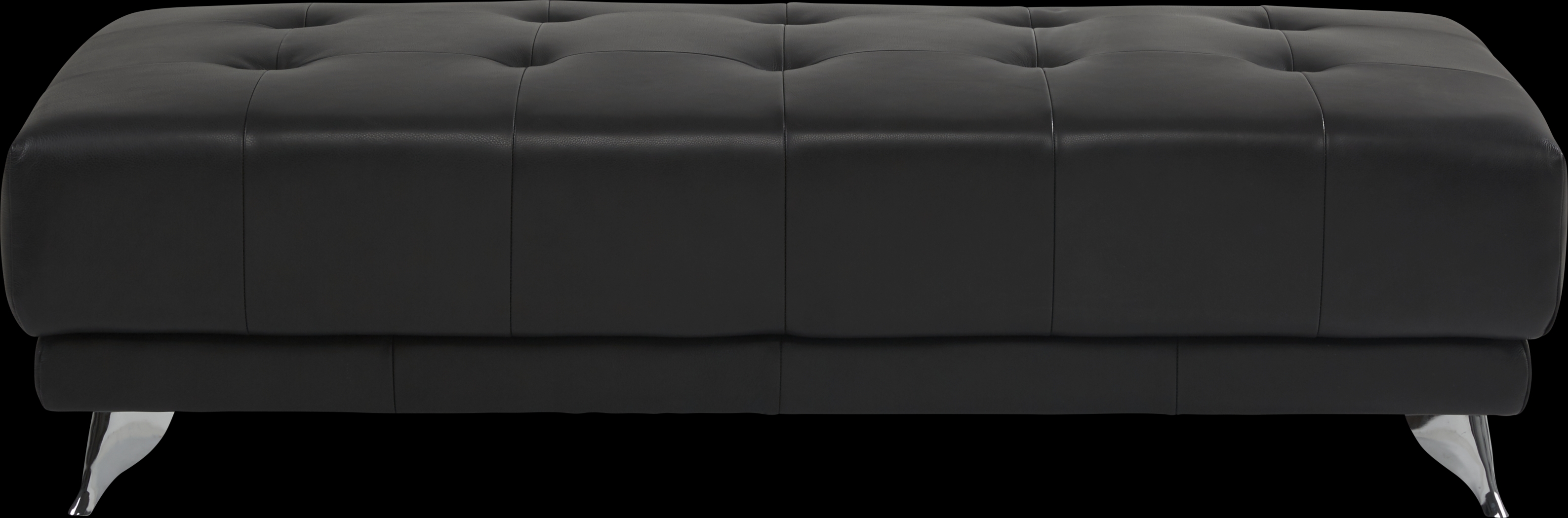 Dolcedo Black 5 Pc Leather Sectional Living Room - Thumbnail - Image 6
