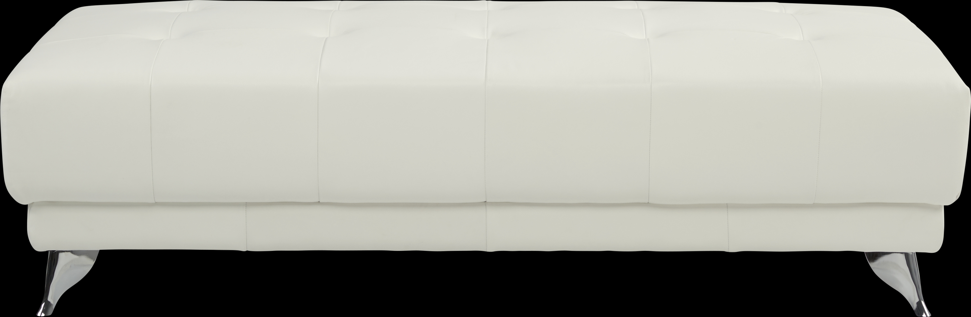 Dolcedo White 5 Pc Leather Sectional Living Room - Thumbnail - Image 6