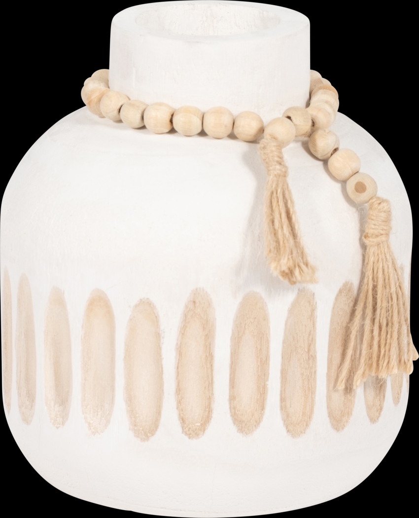 Dolen White 8 in. Vase - Thumbnail - Image 2