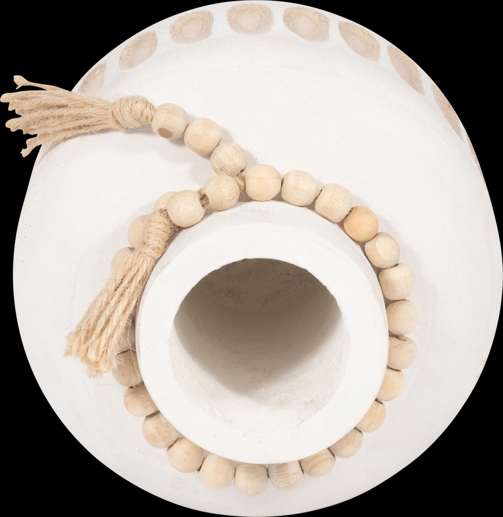 Dolen White 8 in. Vase - Thumbnail - Image 6