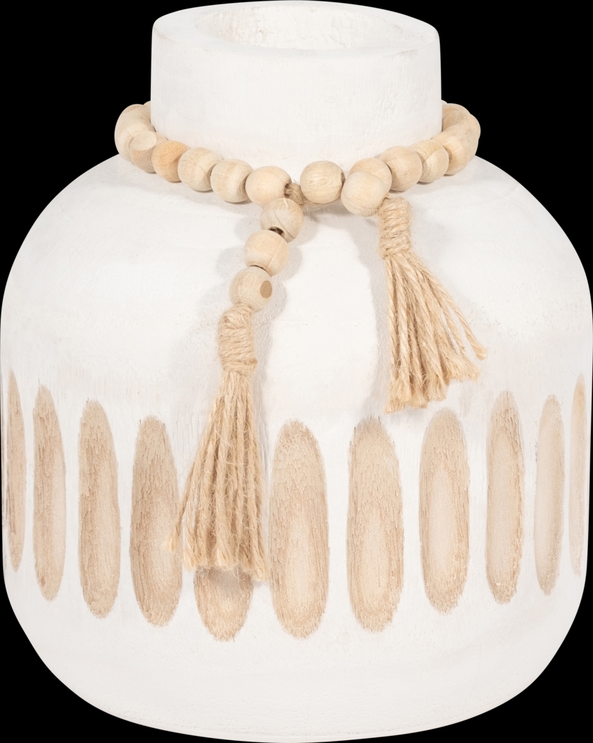 Dolen White 8 in. Vase - Thumbnail - Image 1