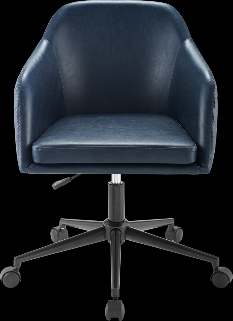 Dolfield Navy Desk Chair - Thumbnail - Image 2