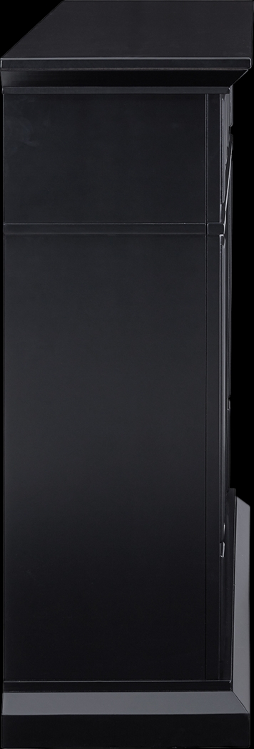 Doliver IV Black 45 in. Console, With Touch Panel Electric Fireplace - Thumbnail - Image 4