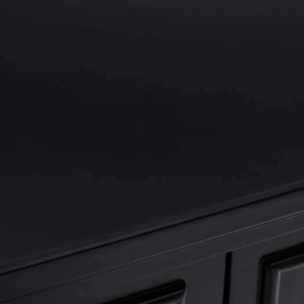 Doliver IV Black 45 in. Console, With Touch Panel Electric Fireplace - Image 9