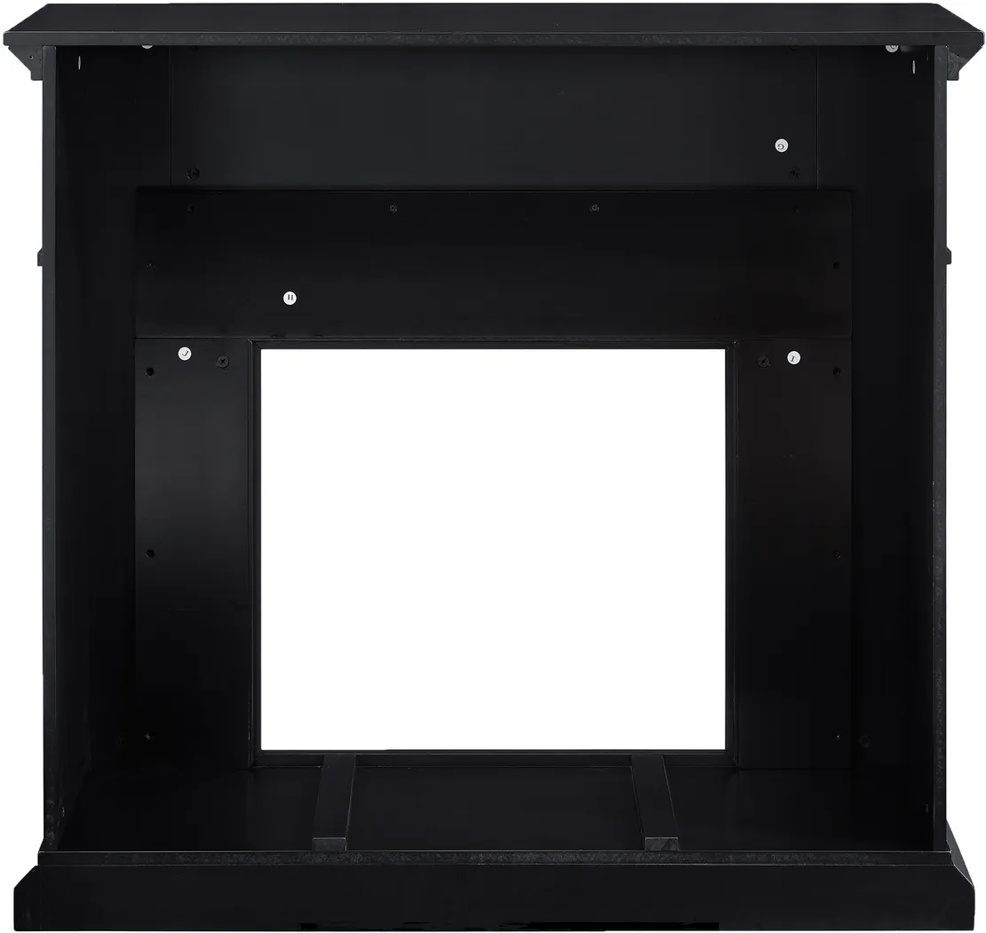 Doliver V Black 46 in. Console with Electric Fireplace - Image 6