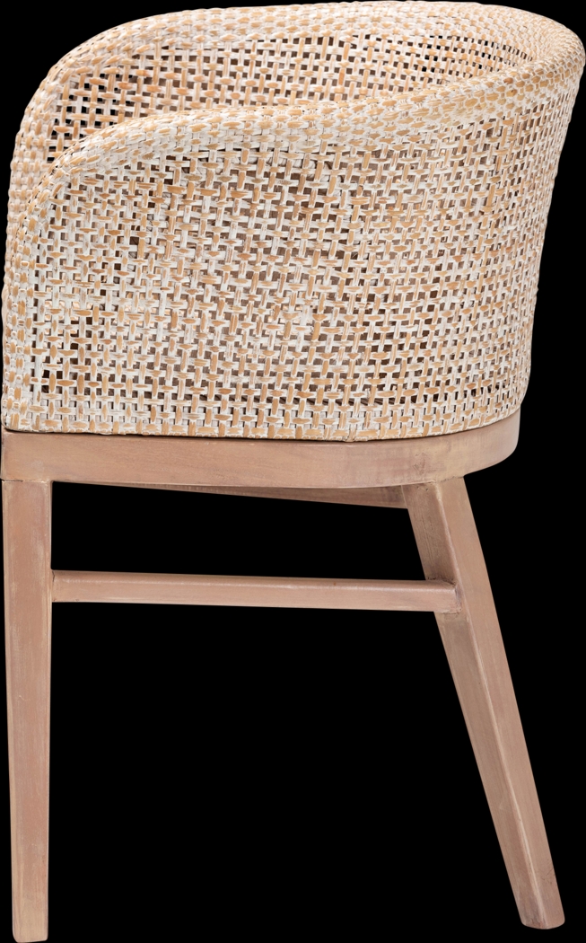 Dollard Light Brown Dining Chair - Thumbnail - Image 4