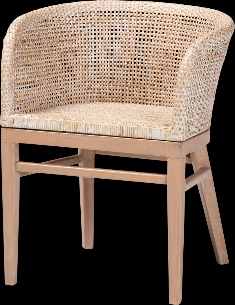 Dollard Light Brown Dining Chair - Thumbnail - Image 1