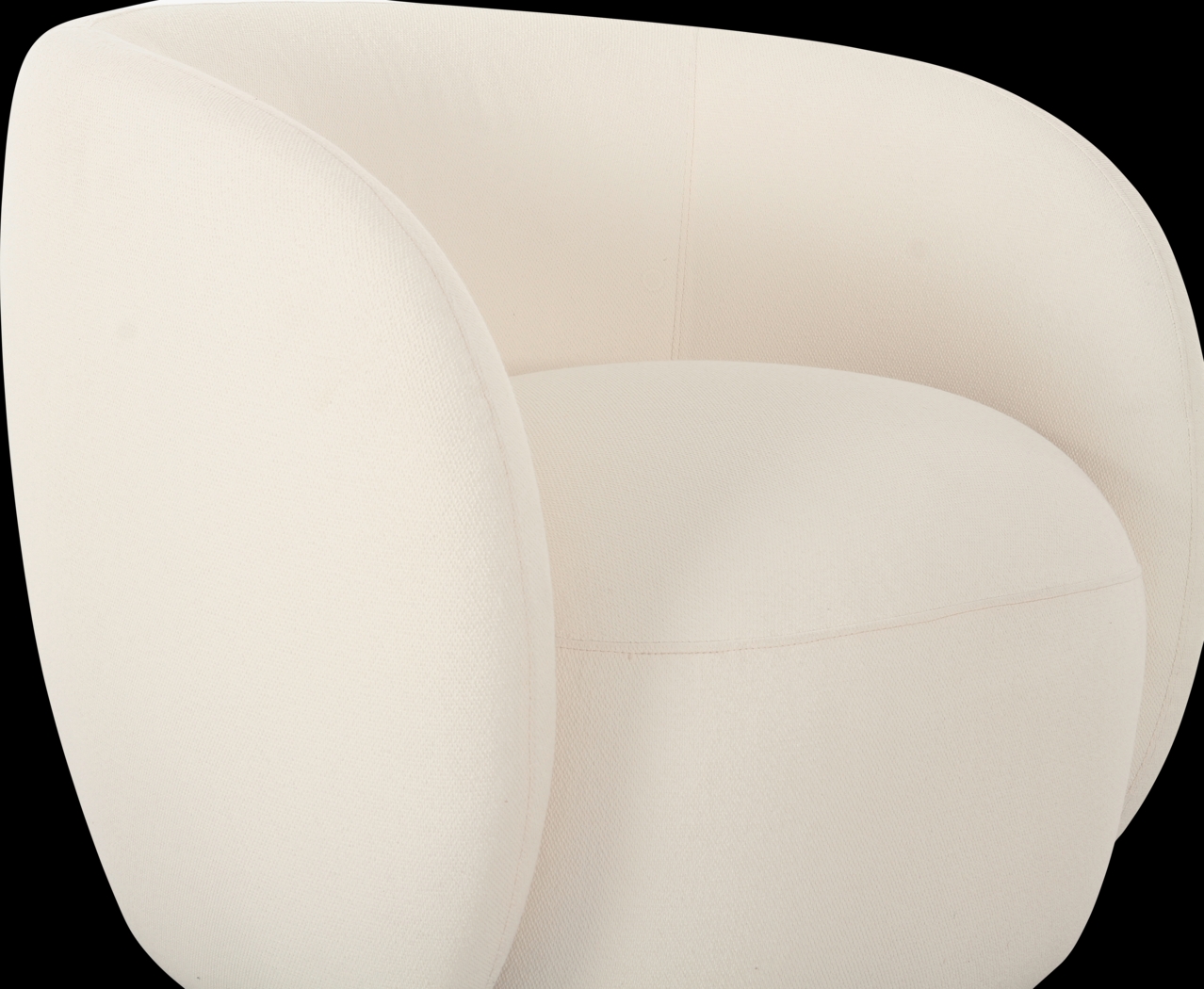 Dollava White Accent Chair - Thumbnail - Image 5