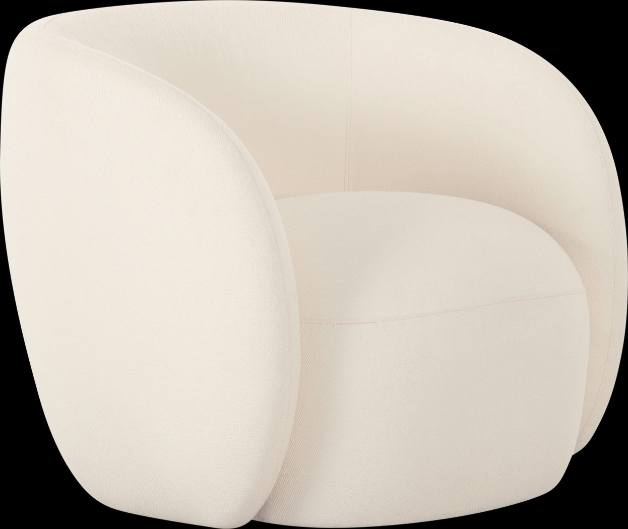 Dollava White Accent Chair - Thumbnail - Image 7