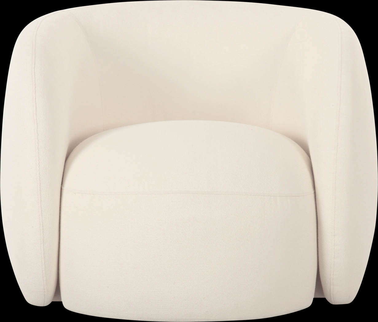 Dollava White Accent Chair - Thumbnail - Image 1