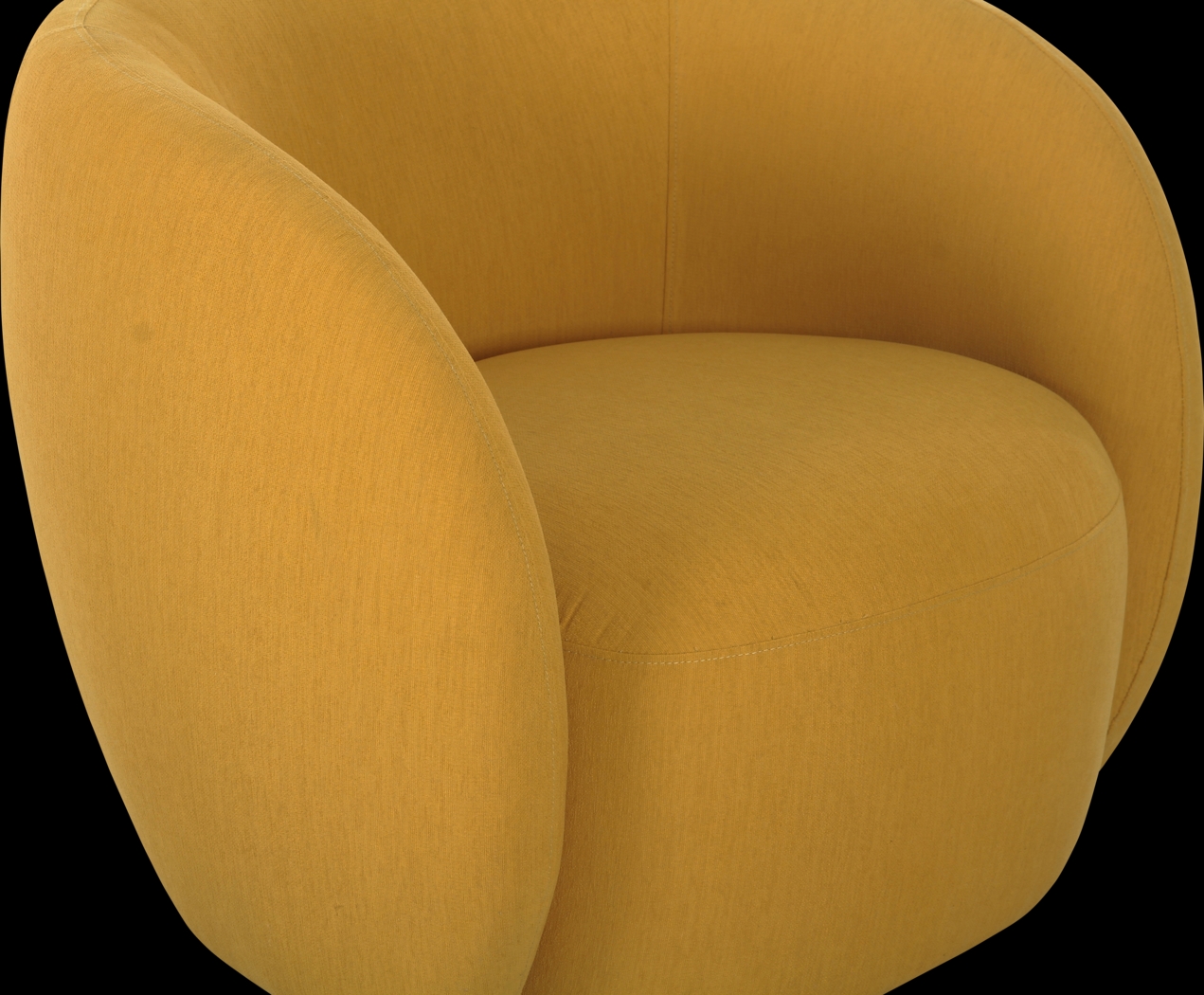 Dollava Yellow Accent Chair - Thumbnail - Image 4