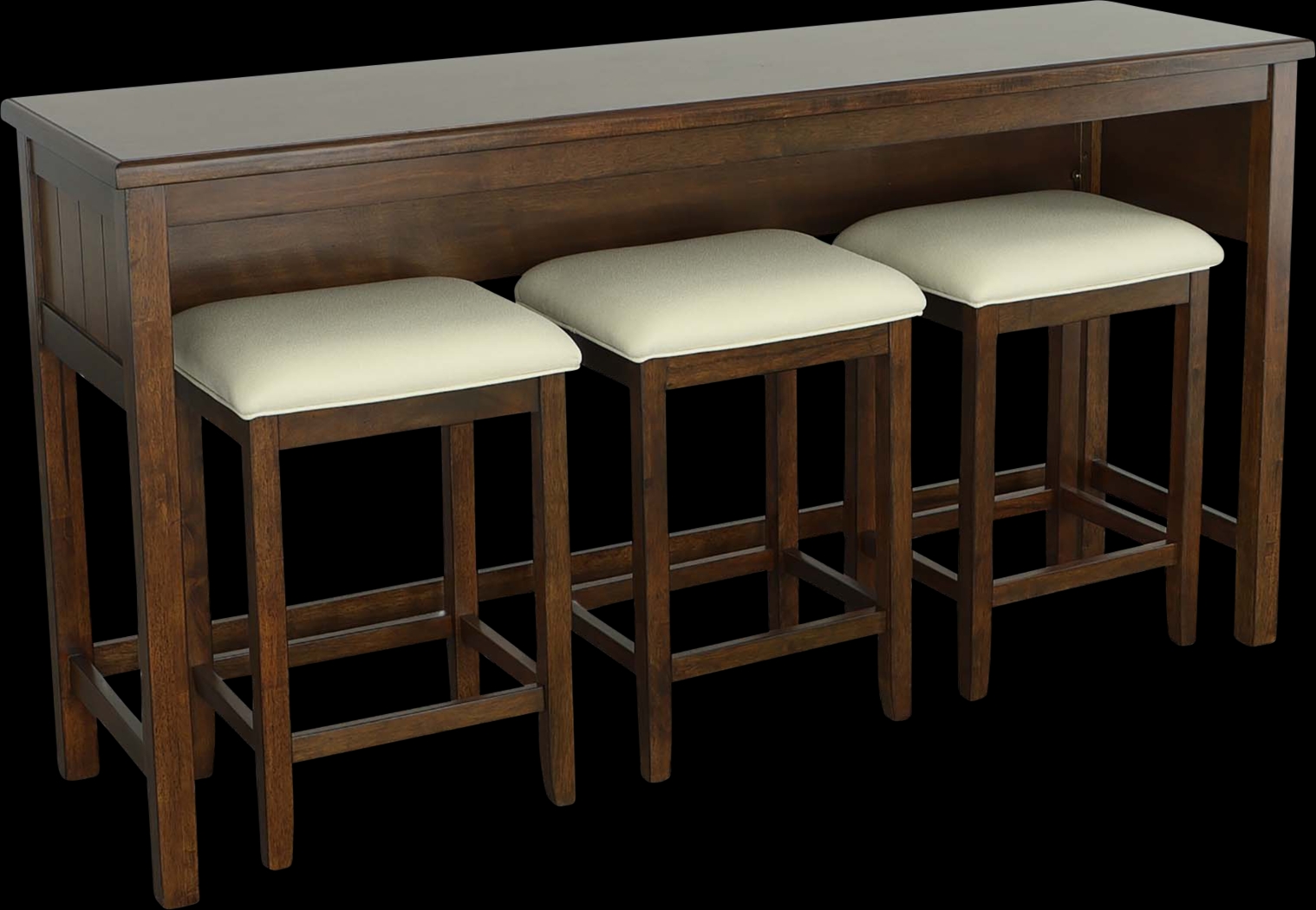 Dollyben Brown Counter Height Table with 3 Stools - Thumbnail - Image 1