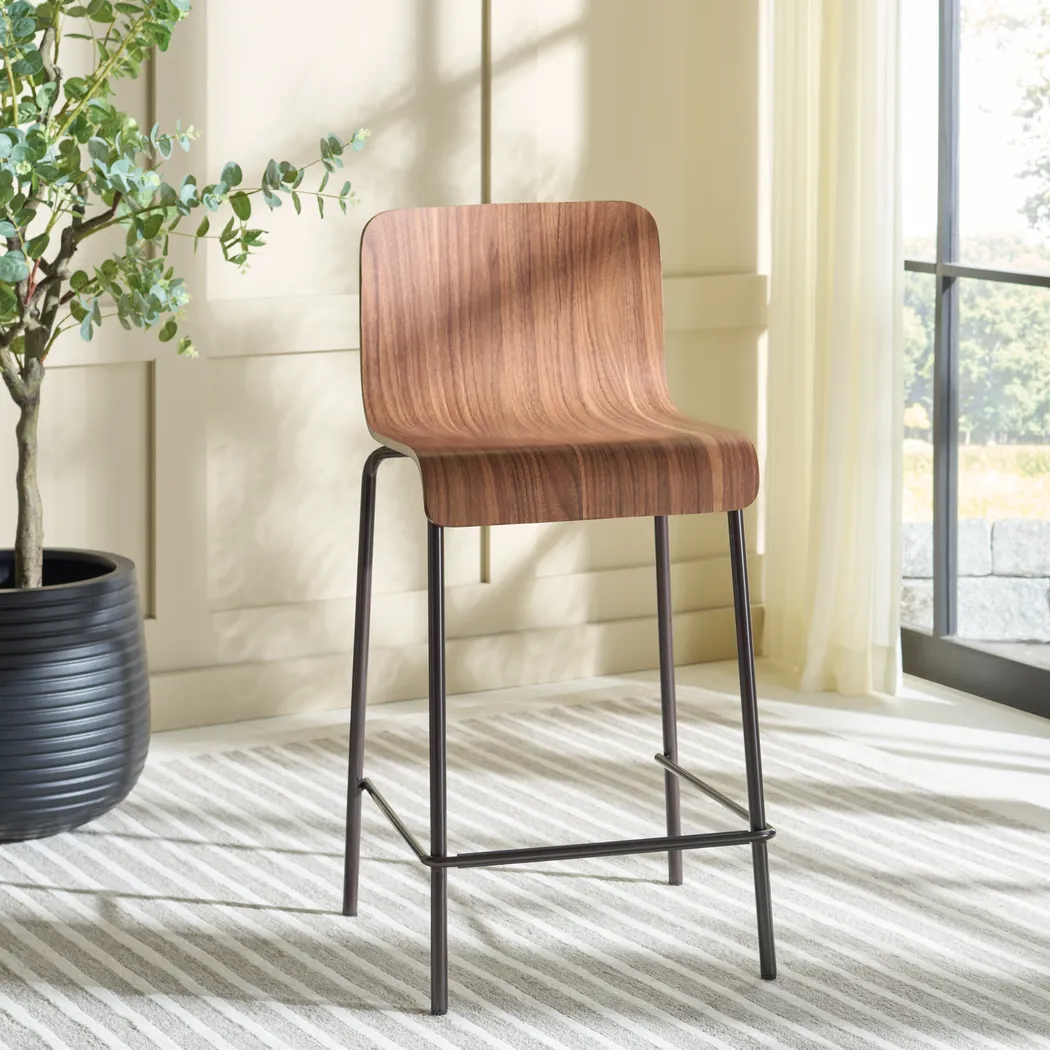 Dolry Brown Bar Stool - Thumbnail - Image 3