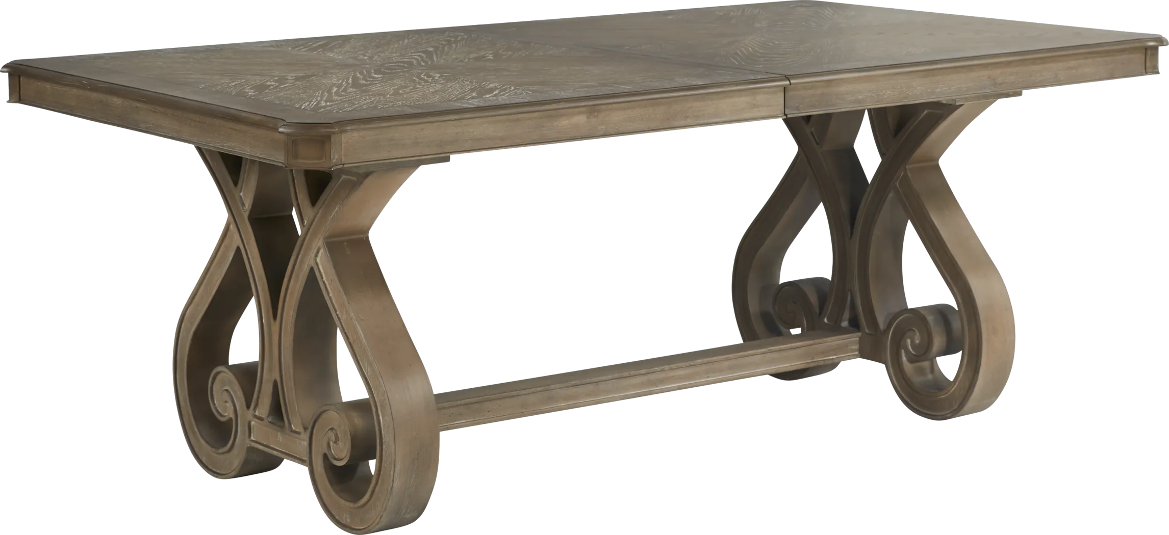 Dolshire Light Walnut Rectangle Dining Table - Thumbnail - Image 1