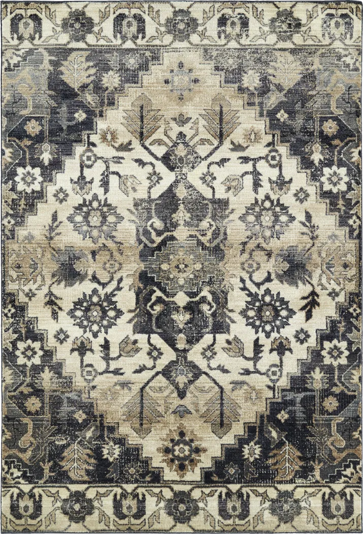 Doltos Navy 5'3 x 7'10 Rug - Thumbnail - Image 1