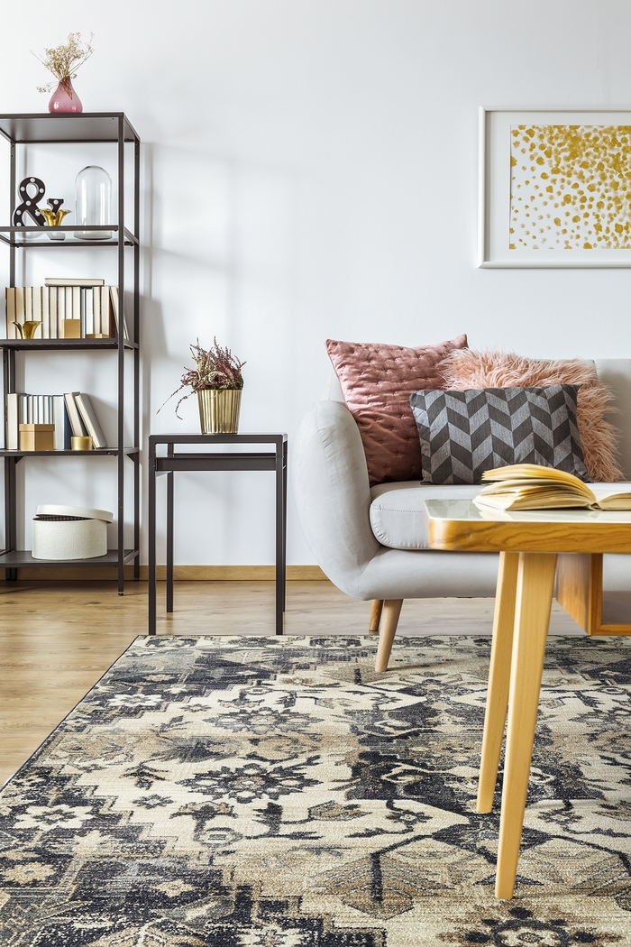 Doltos Navy 7'10 x 10'1 Rug - Thumbnail - Image 2