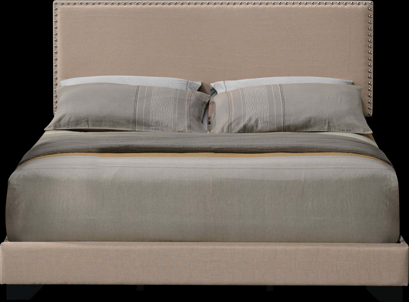 Domangue Beige Queen Bed - Thumbnail - Image 3