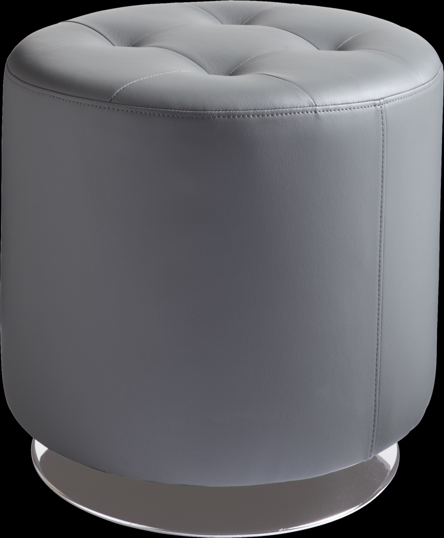 Domani Graphite Small Ottoman - Thumbnail - Image 1