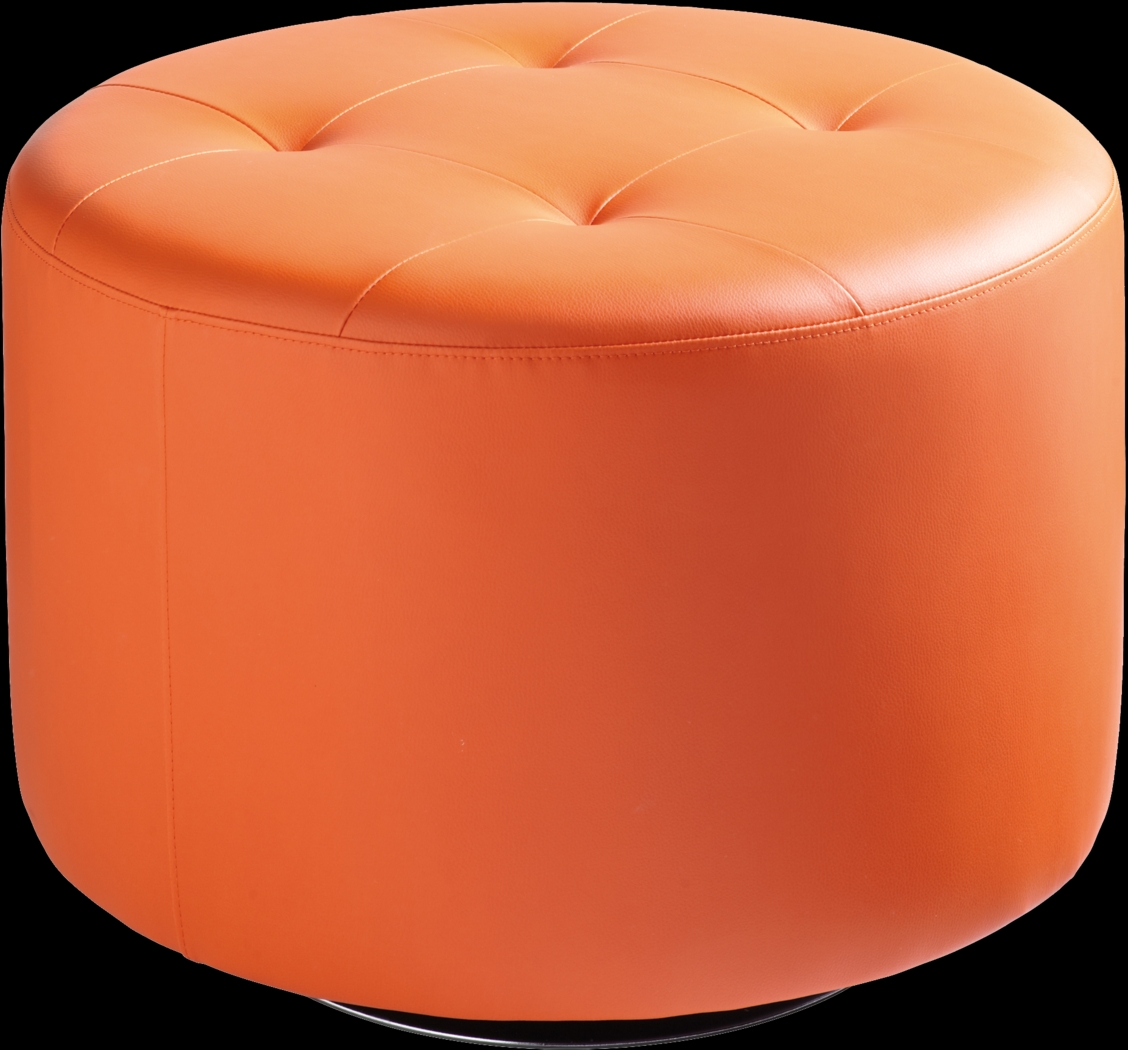 Domani Orange Large Ottoman - Thumbnail - Image 1