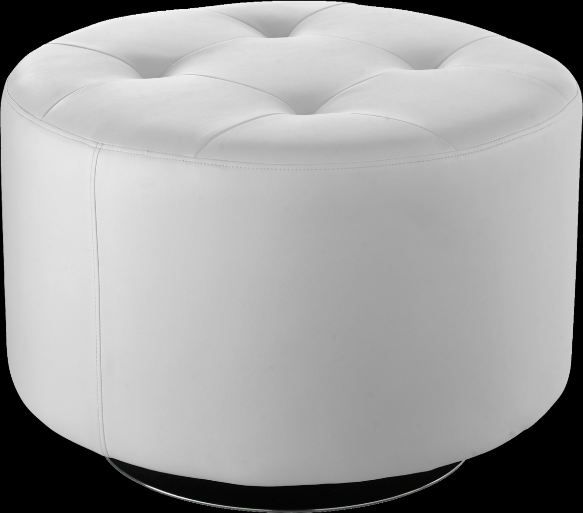 Domani White Large Ottoman - Thumbnail - Image 1