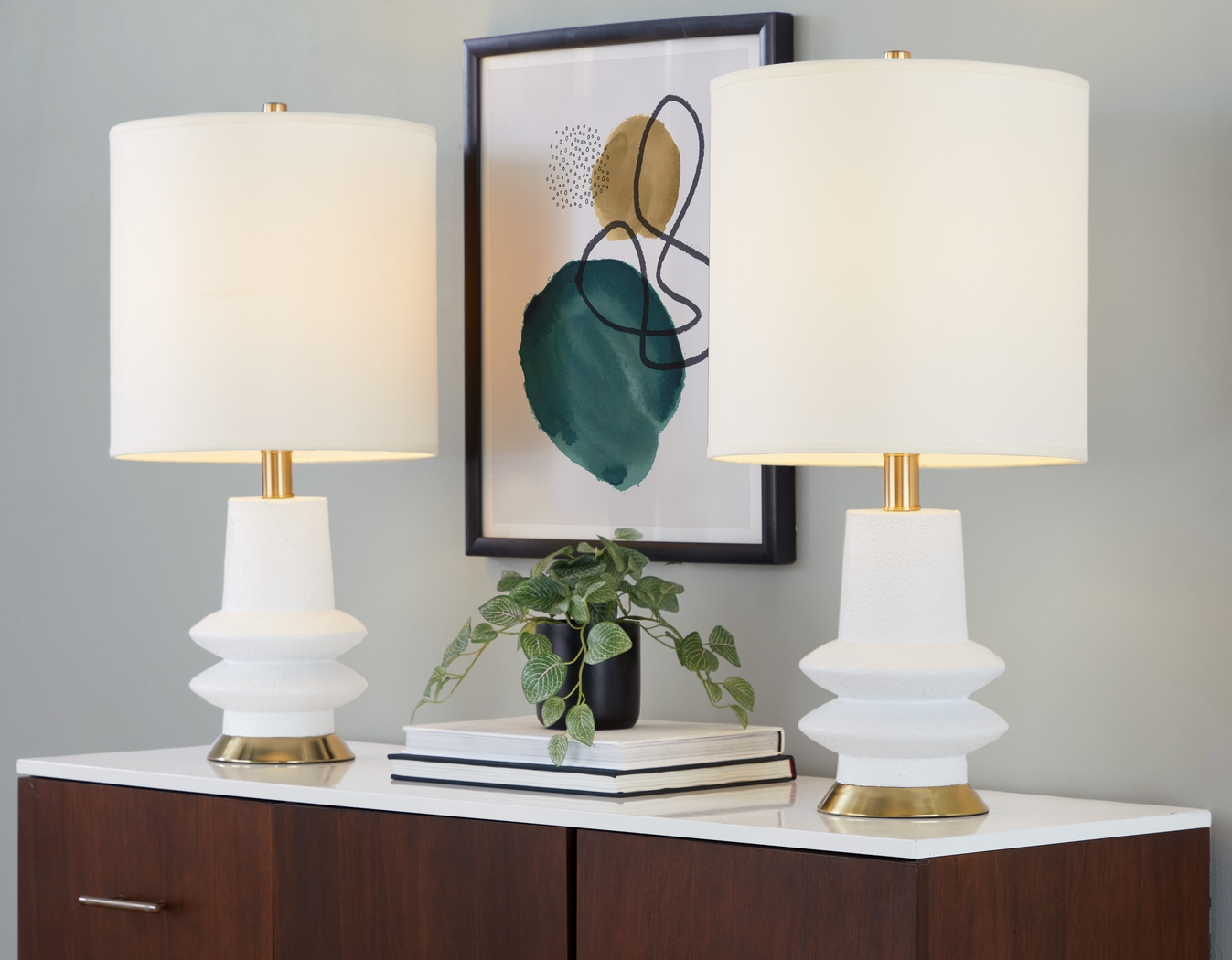 Domine Vista White Lamp. Set of 2 - Thumbnail - Image 3