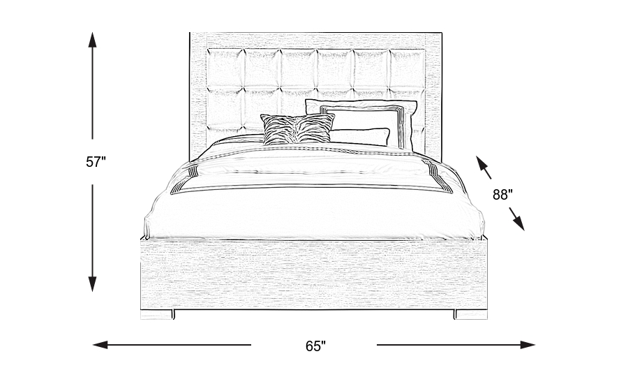 Dimension Image. Please refer to the Dimension Tab on this page for dimension details.