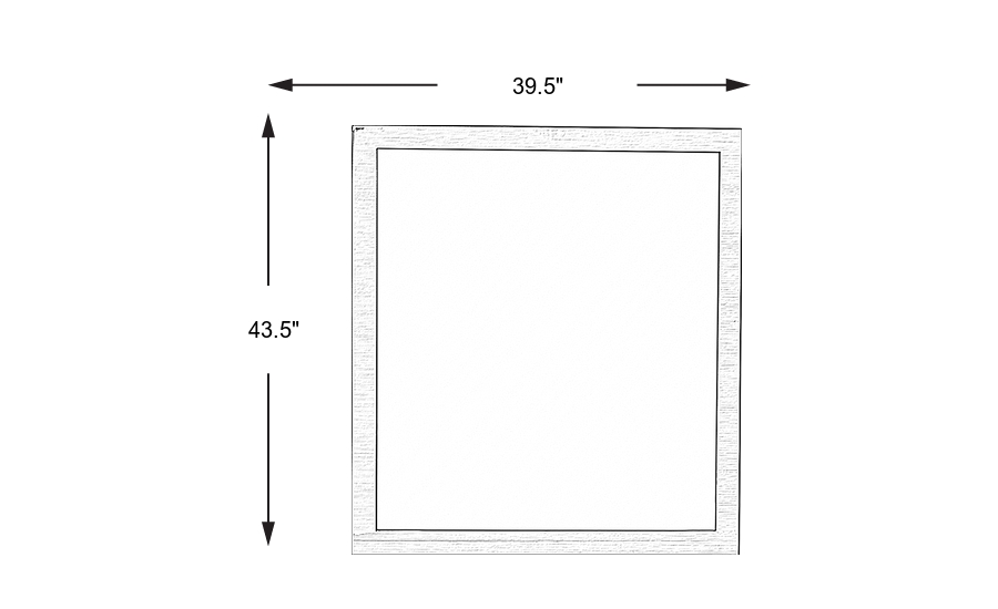 Dimension Image. Please refer to the Dimension Tab on this page for dimension details.